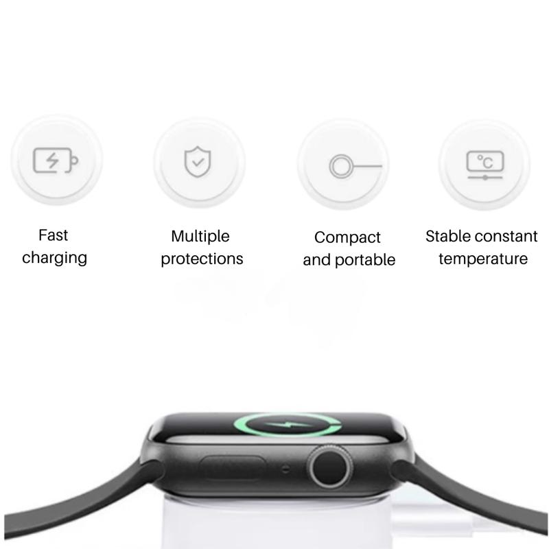 3 IN 1 USB C To Magnetic Watch Charger Cable 40W Fast Charger Block USB Type C Wall Power Adapter For Watch For IPhone For Samsung Charging Port