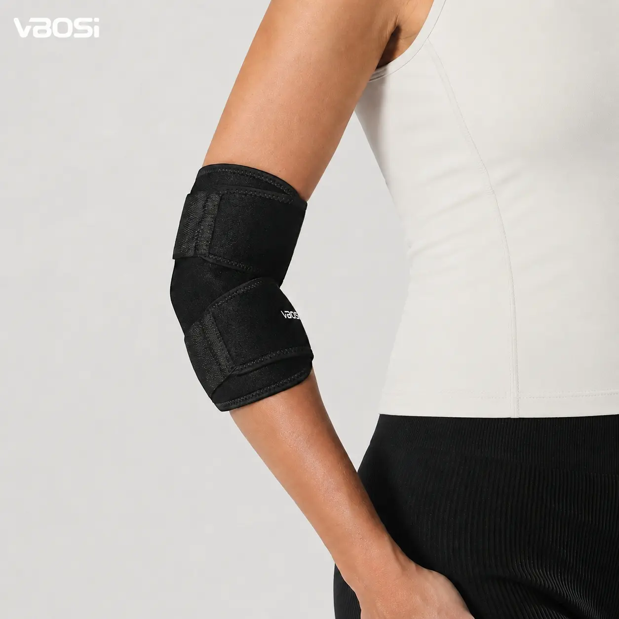1 Piece Neoprene Women Men Adjustable Unisex Elbow Support for Badminton Basketball Elbow Sleeves