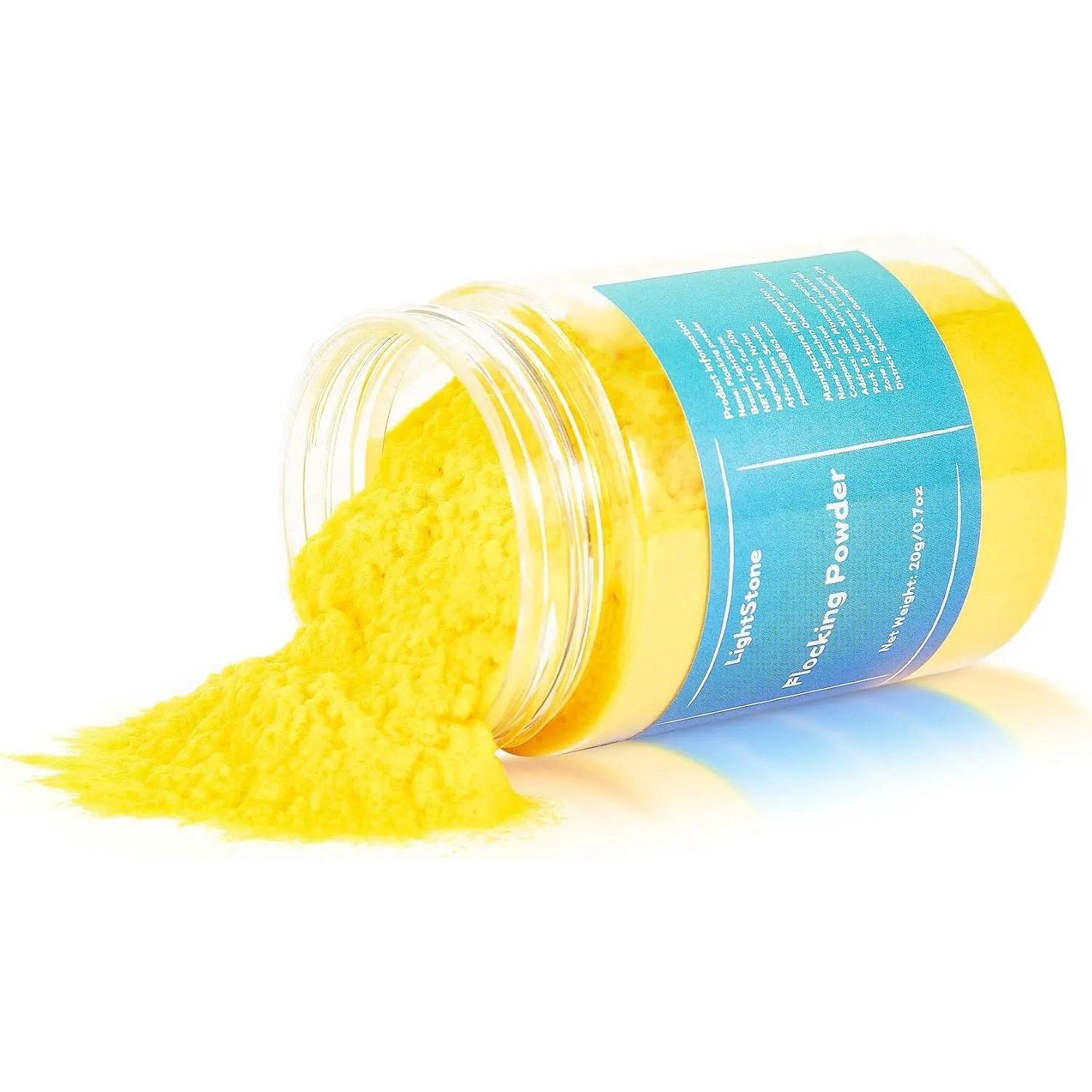 20g Flocking  -  Fibers - Flocking  for Crafts/Taba Squishy/Nails Art/Decorations/DIY Scenery (Yellow)