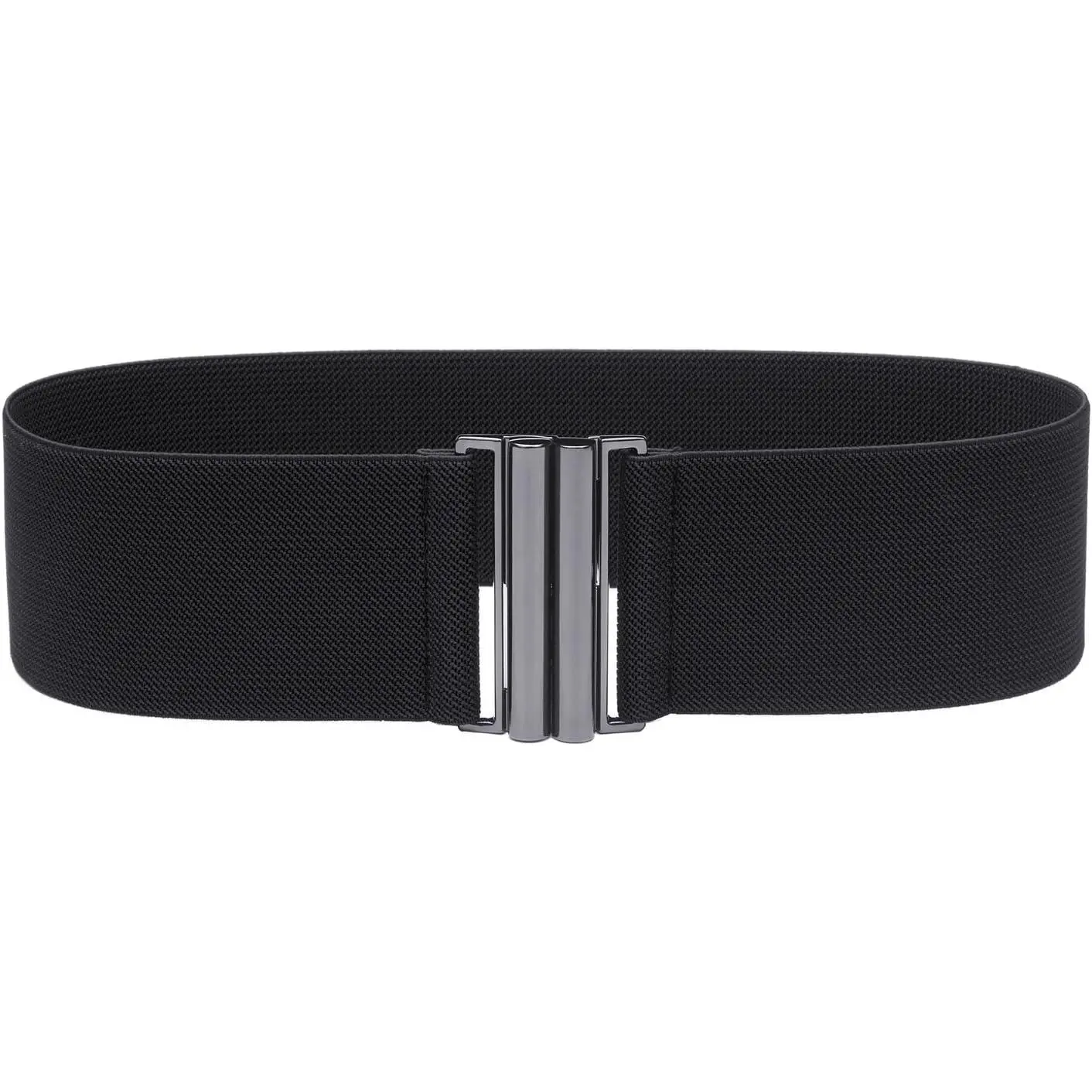 Womens Wide Elastic  Belt Cinch Belt Trimmer Stretch Waistband