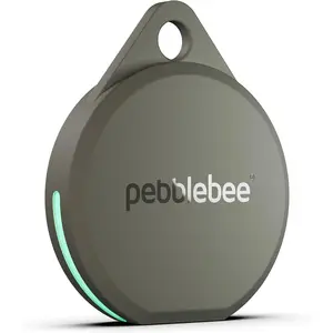 Pebblebee Clip 5 | Rechargeable Bluetooth Tracker Tag for Keys & Bags | Alternative to Air Tag & Android Trackers | 130 dB Siren, Bright LED Strobe, 12-Month Battery, Alert Safety Mode & Phone Findergift