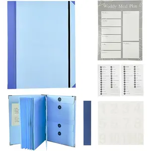 10-Pocket Expanding File Folder Organizer – A4/Letter Size Accordion Document Holder with Elastic Closure & Labels – Durable Acid-Free Paper for Office, School, Home – 32.6×26.7×5cm
