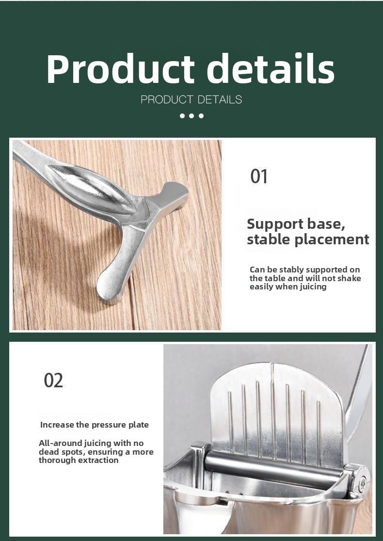Detachable Manual Aluminum Alloy Juicer