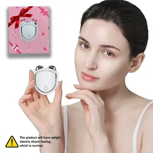 Mini Facial Lifting Massager, Skin Tightening Device, 3 Speed Modes, Compact Portable Beauty Tool for Face Neck Legs, Ideal Gift for Women & Mothers