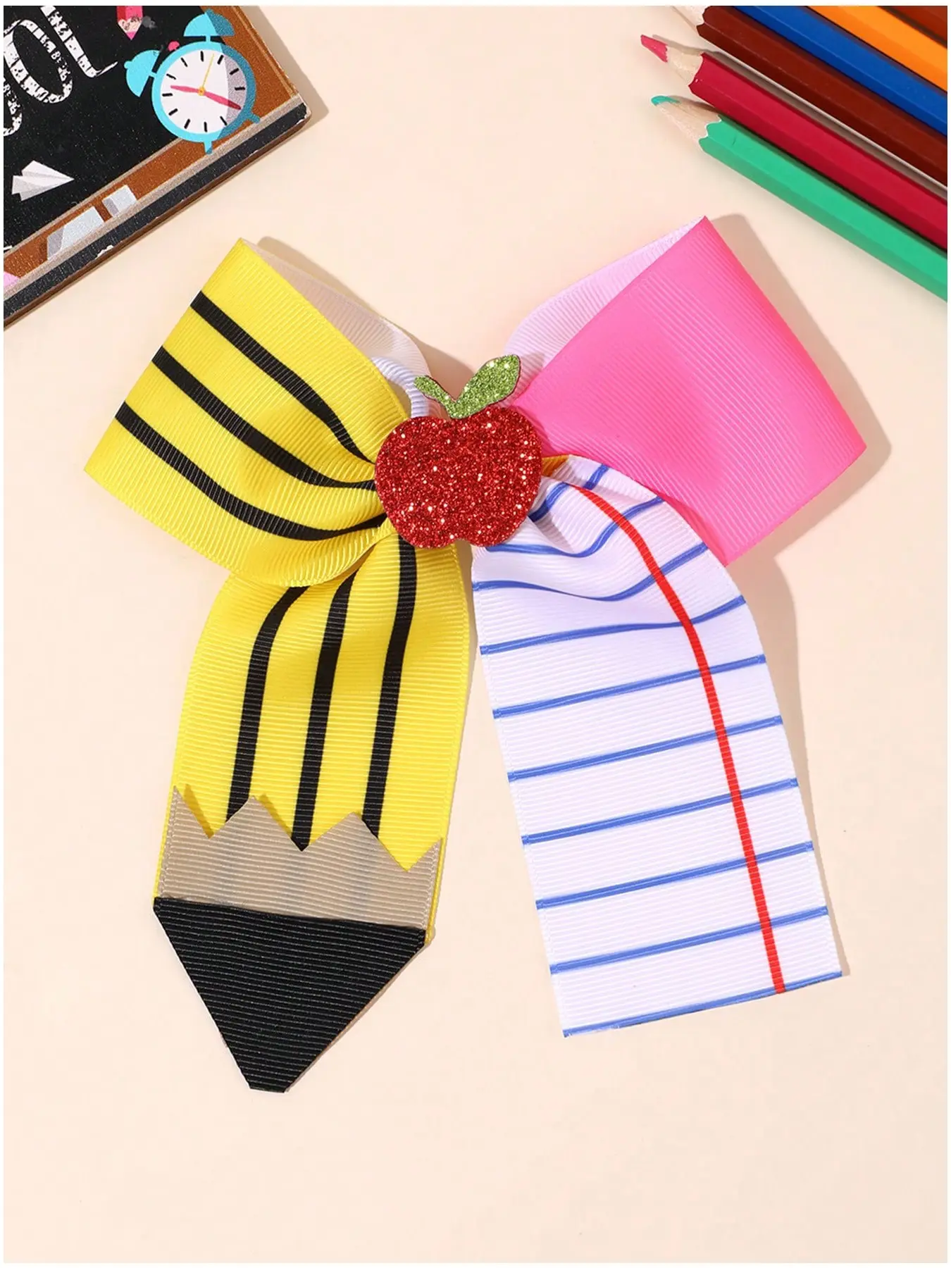 Plaid Bow Hair Clip for Girls, Preppy Back to School Accessory, Cute Ribbon Bow Barrette, Teen Girls School & Daily Wear, Decorative Hair Clips