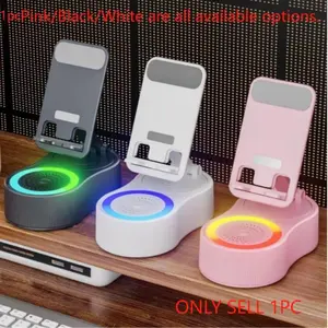 2026 New Wireless Bluetooth-compatible Multifunctional Sound System Speaker Phone Stand with Anti-Slip Base, HD Surround Sound, Ideal for Home & Outdoor Use,