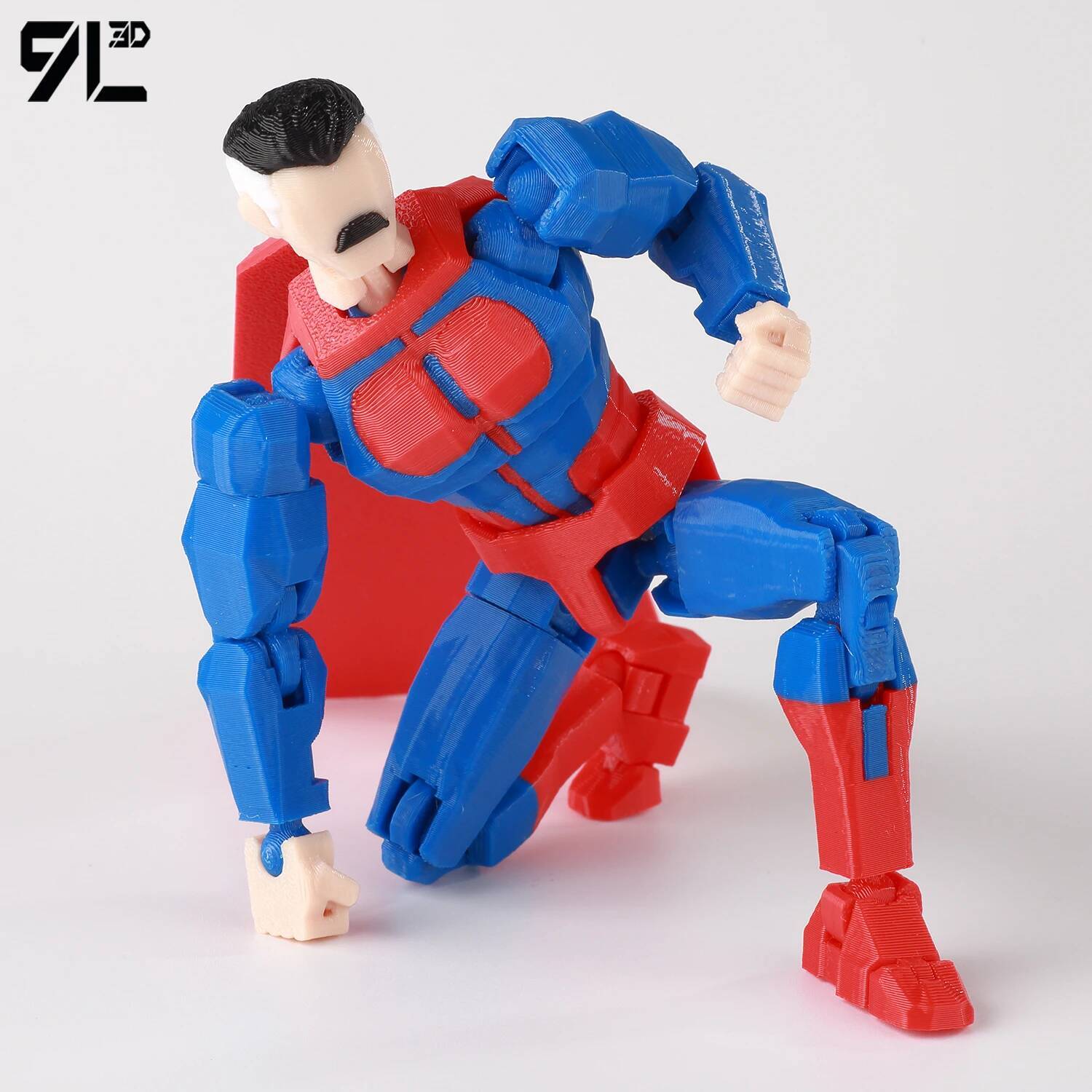 9L3D Printed Dummy 13 Lucky 13 T13 Invincible Omni Warrior  Articulated American Comic Collectible For Your Desk Gift For Friend