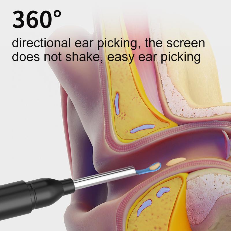 Wireless Smart Video Ear Scoop, Luminous Ear Picker, Professional HD Visual Ear Picker, Home Set Cleaning Ear Cleaner Visual