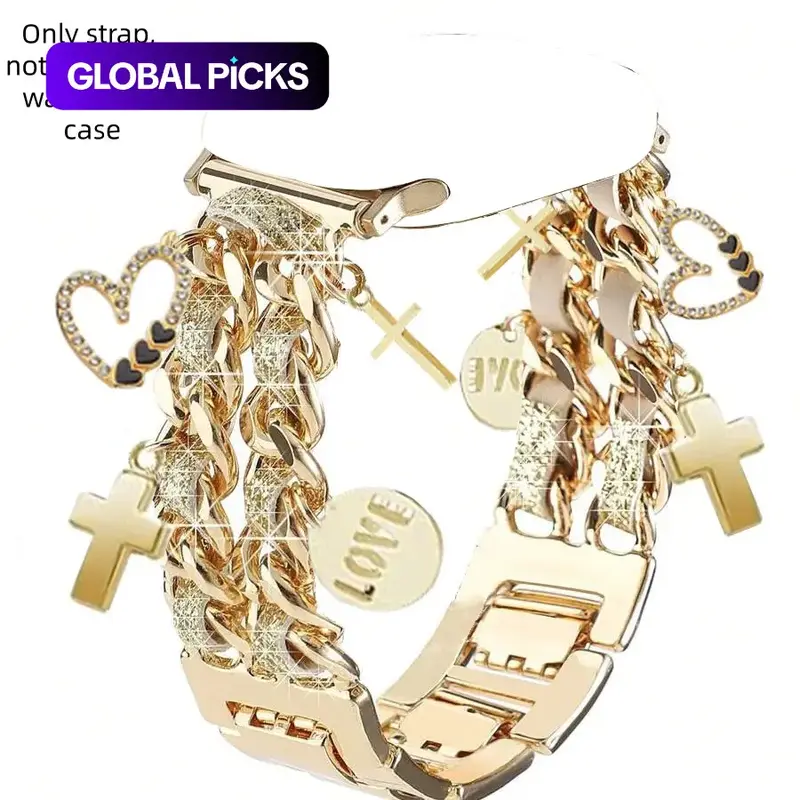 1PC Leather Rope Smartwatch Strap, Smartwatch Accessories, Replacement Strap, Compatible with Apple Watch Series Ultra/SE/10-6 and 38-49mm (Strap only, watch and case not included) GLOBAL PICKS #GLOBAL PICKS