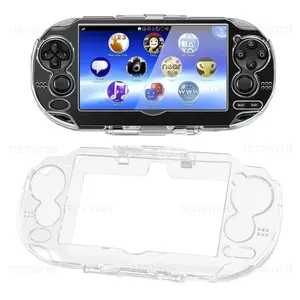 Protective Crystal Carrying Case for PS Vita 1000 Handheld Transparent PC Full Cover Shell for Sony PSV 1000 Accessories