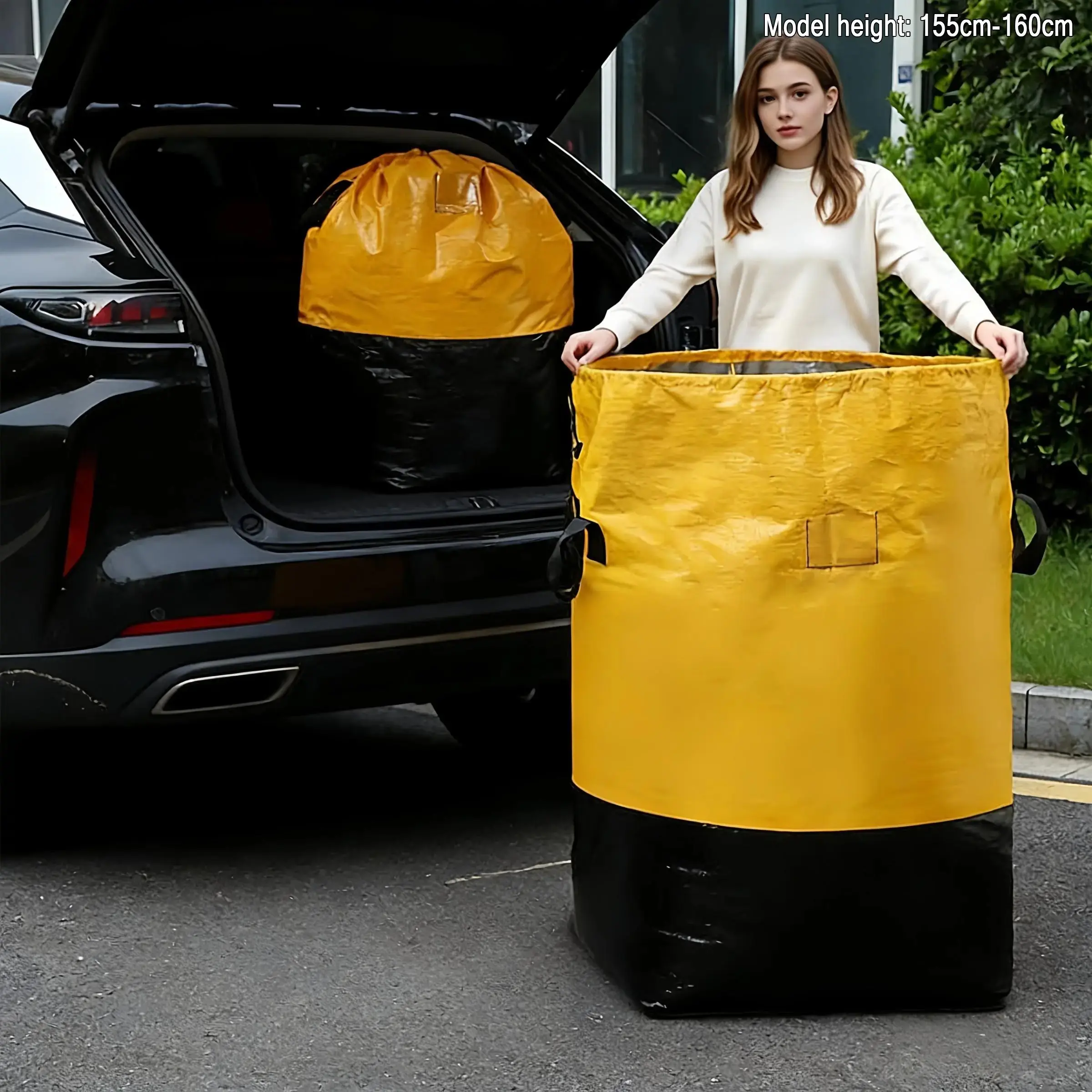 Moving Bag with Durable Handle and Secure Drawstring Closure, Large Capacity Foldable Storage Bag for Moving, Travel, Dormitory, Travel Duffle Bag, Portable Carrying Bag, Travel Folding Bag, Travel Bags, Storage Transportation Bag