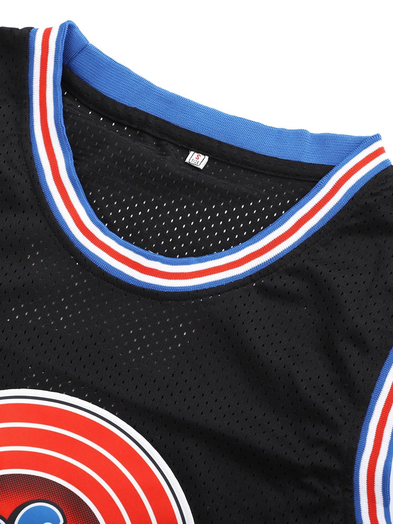 Men's Letter & Number Pattern Vintage Basketball Jersey, Loose Casual Breathable Sleeveless Round Neck Basketball Top, Men's Sportswear for Indoor Outdoor Wear