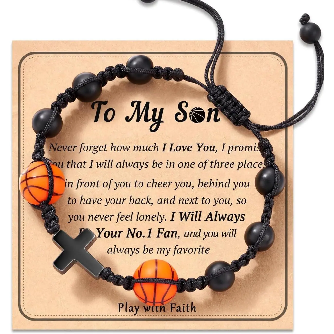 Stone  Baseball Football Soccer Basketball Volleyball Inspirational Bracelet  Gifts Charm Bracelets Graduation Gifts for Women Men