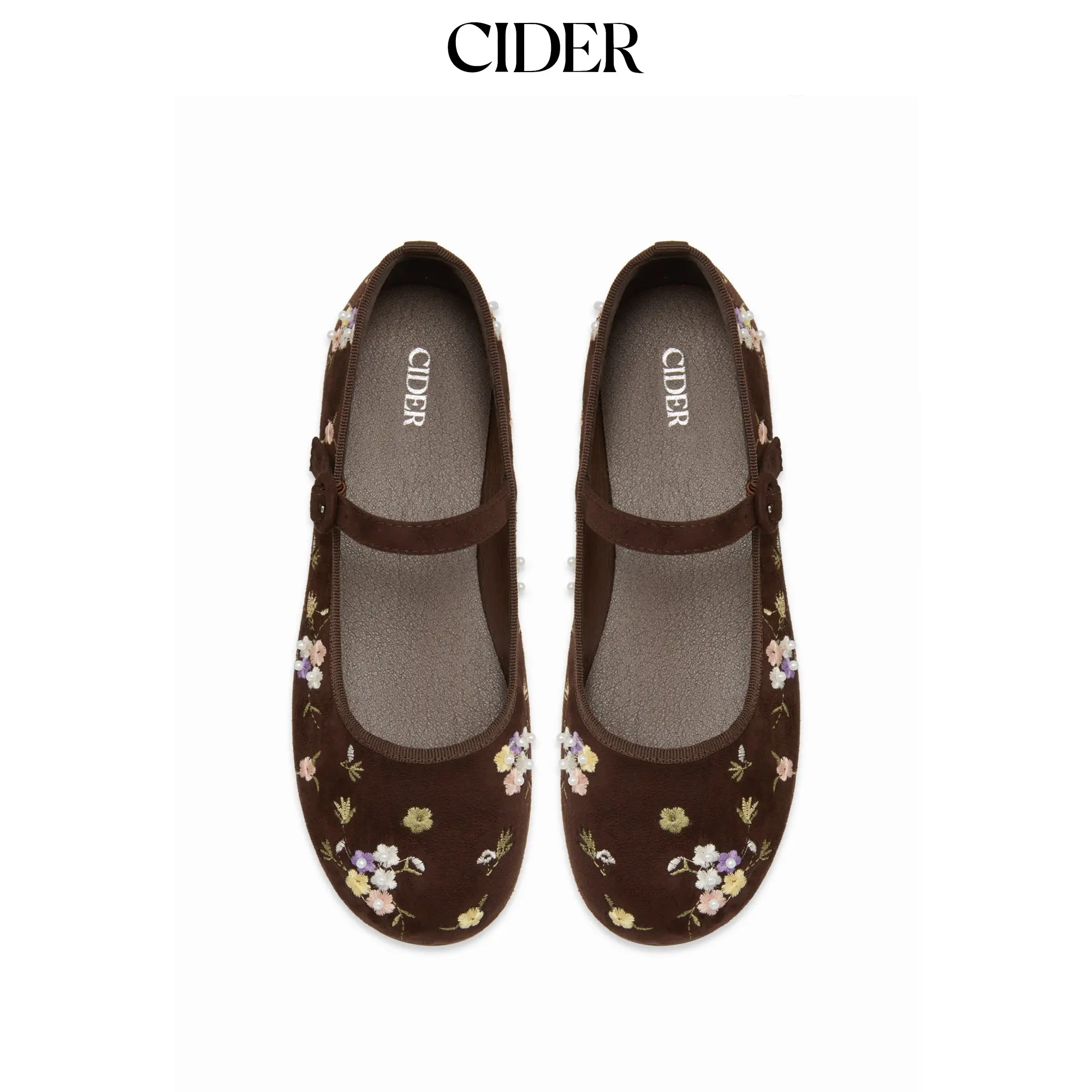 Cider FLORAL MARY JANE FLATS SohoChic
