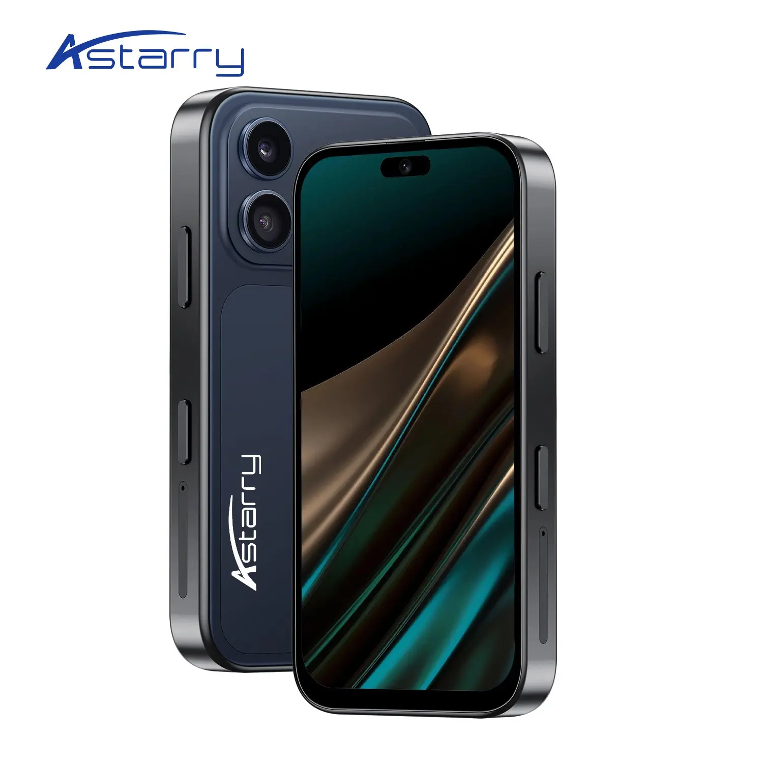 Astarry-18 Mini Portable Smartphone, 2+16GB Storage, Mtk6580m Quad-Core, Android 10, Dual 2mp Cameras, 3g Full Network, 2500mah Battery