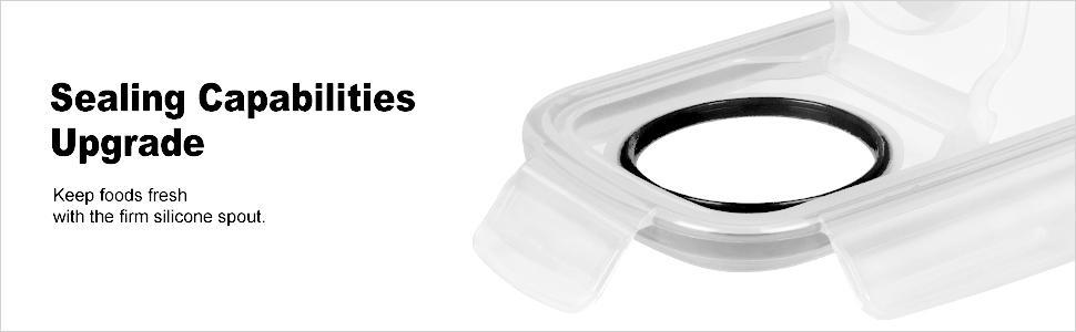 Cereal Containers Storage Set - 3 Piece Airtight Large Dry Cereal Container (135.2oz), BPA Free Dispenser Plastic Cereal Storage Containers with 16 Labels & Pen