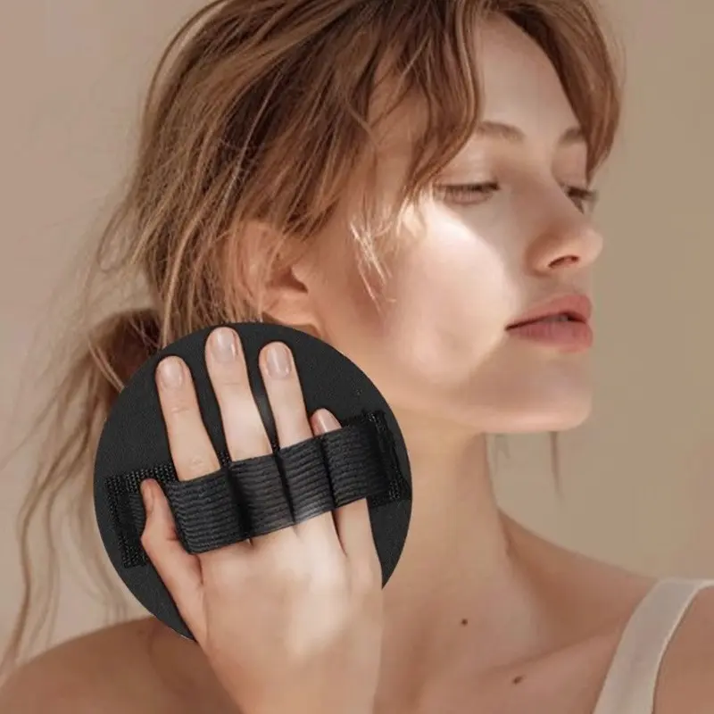 Natural Rubber Exfoliating Bath Brush, Simple Practical Body Cleaning Brush, Soft Durable Loofah Scrubber, Ideal for Daily Use