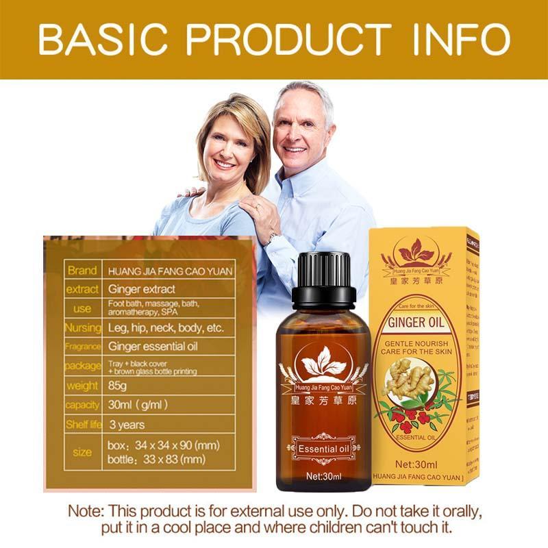 1/3pcs/set Ginger Essential Oil, Natural Plant Therapy Massage Ginger Oil, Body Massage Oil For Women and Men 1/3pcs/set Ginger Essential Oil, Natural Plant Therapy Massage Ginger Oil, Body Massage Oil For Women and Men
