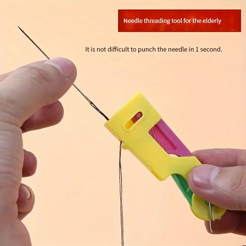Random Color 3pcs Loop automatic needle threading machine sewing machine threading machine threading tool single hook needle threading machine Sewing Tools