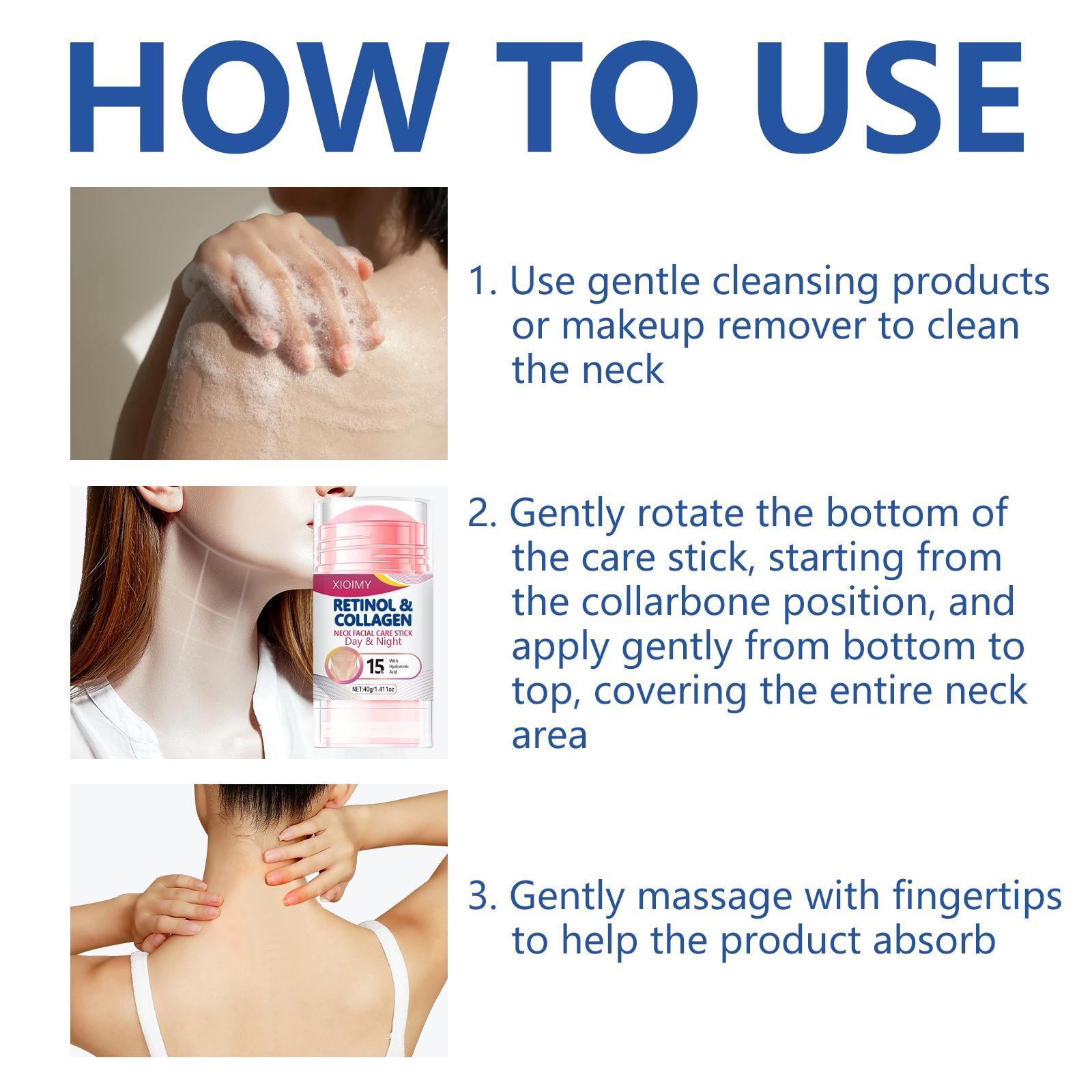 Retinol & Collagen Lifting Stick, Moisturizing Firming Deep Hydration Facial Lifting Cream Stick, Hydrating Facial Skin Care Product for Women & Men