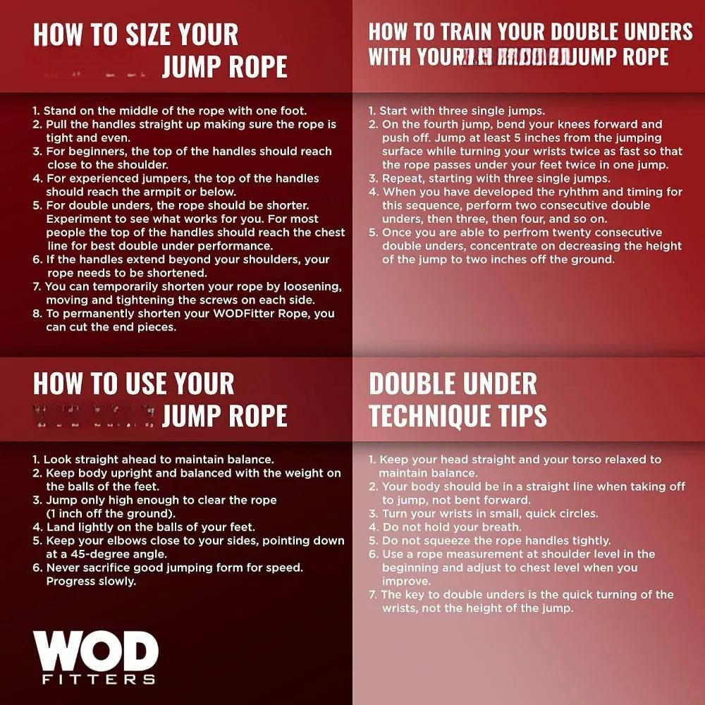 - Blazing Fast Double Unders - Latest Technology Adjustable Cable Jumping Rope for WODs, MMA, Martial Arts, Box