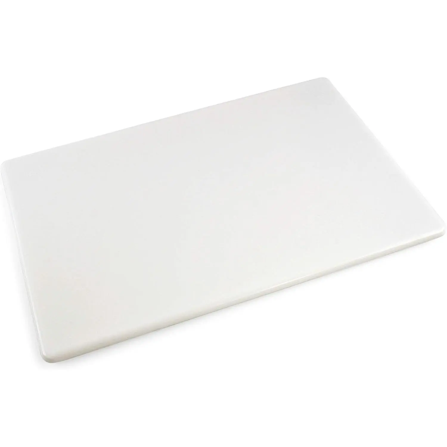 Commercial Grade Thick Plastic Cutting Board 18 x 12 x 1/2 Inch, High Density White Poly, NSF Certified, Dishwasher Safe Ideal for Food Service
