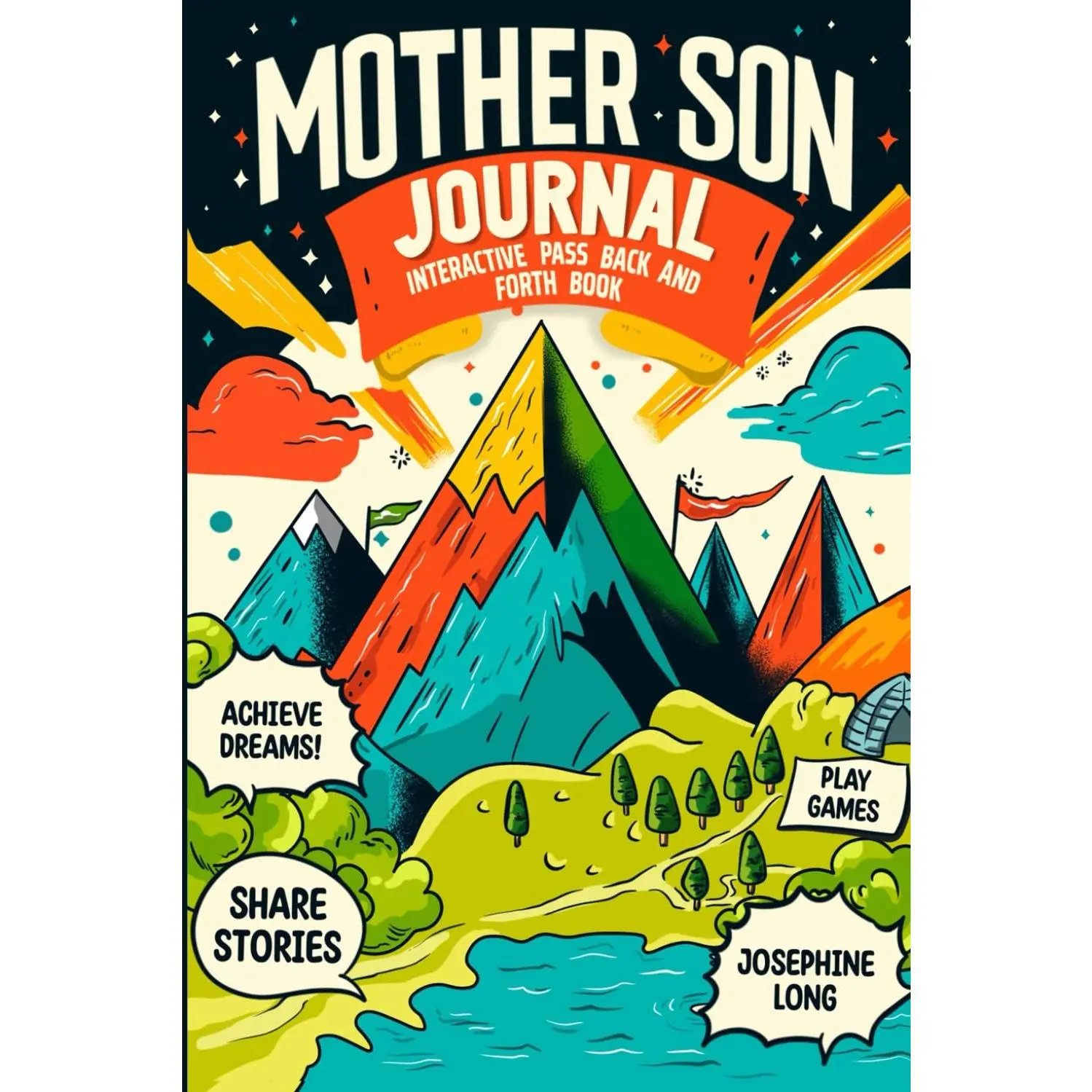 Mom & Son Interactive Pass-Back-and-Forth Notebook, Memory-Building Journal for Mothers and Sons - Office Stationery Paperback