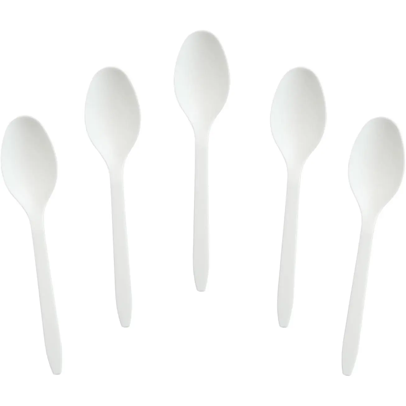 200 Count 4.5" Mini Compostable Spoons,Small Tasting Spoon for Icecream,Dessert,Coffee,Sampling