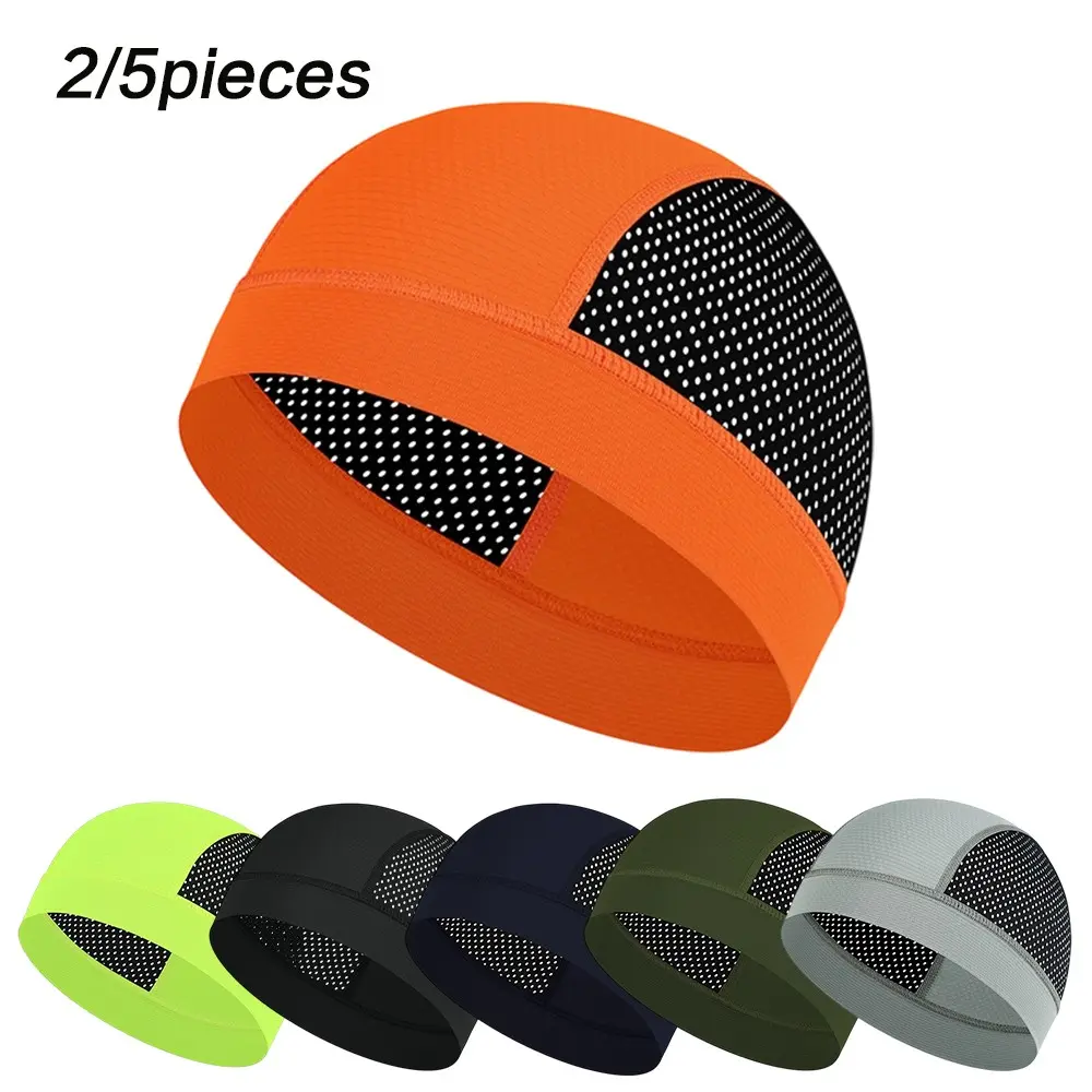 Breathable Cycling Skull Cap, Quick Dry Helmet Liner for Men Women, Sweat Wicking Lightweight Stretch Cap for Biking, Running, Hiking, Gaming, Casual & Outdoor Sports