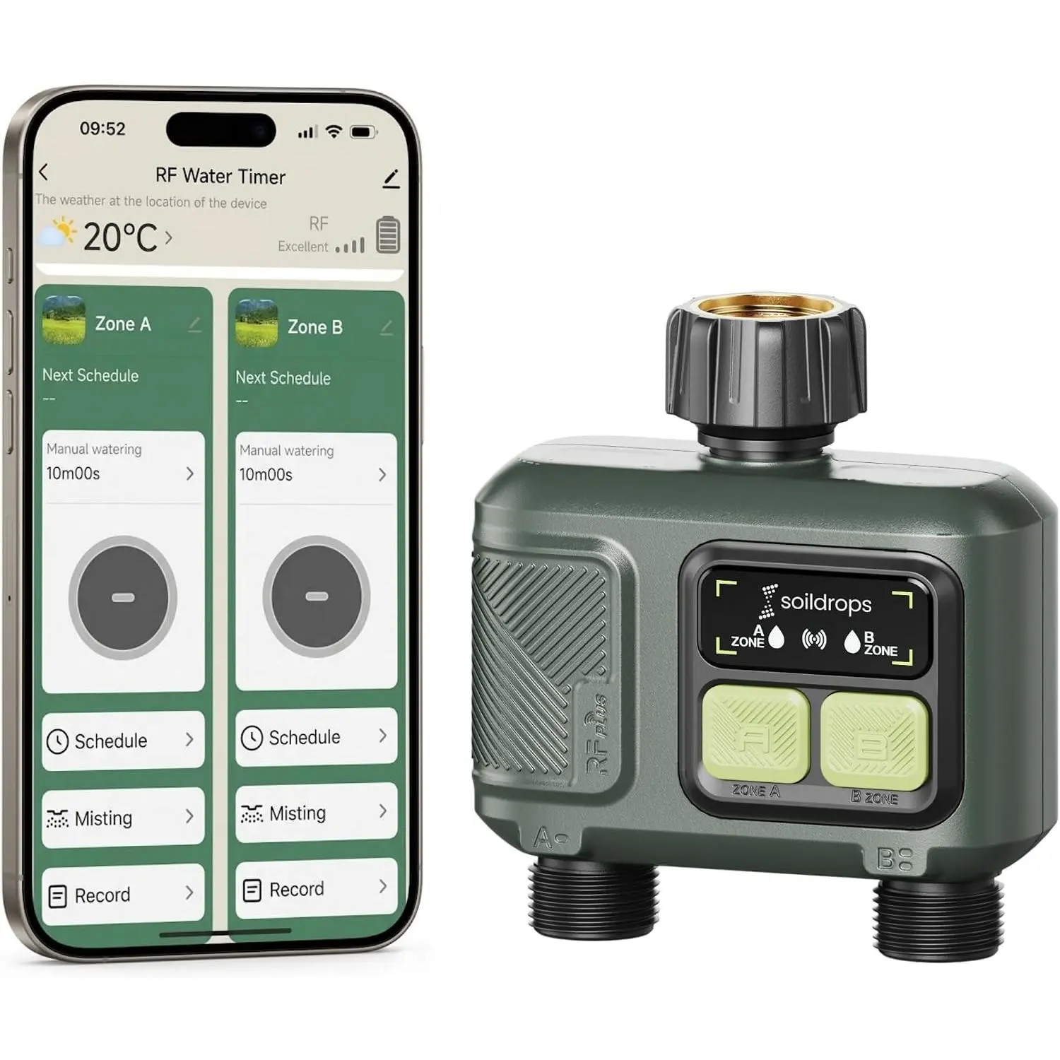 WiFi Water Timer Smart Irrigation Controller with Gateway