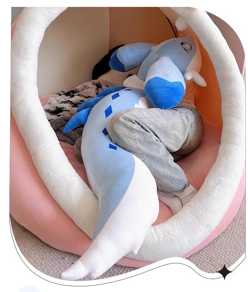 Palworld Plush Chillet Stuffed Pillow Bolster Toy Game Kawaii Grizzbolt Anime Peripheral Cloth Doll Stuffed Decor Modle