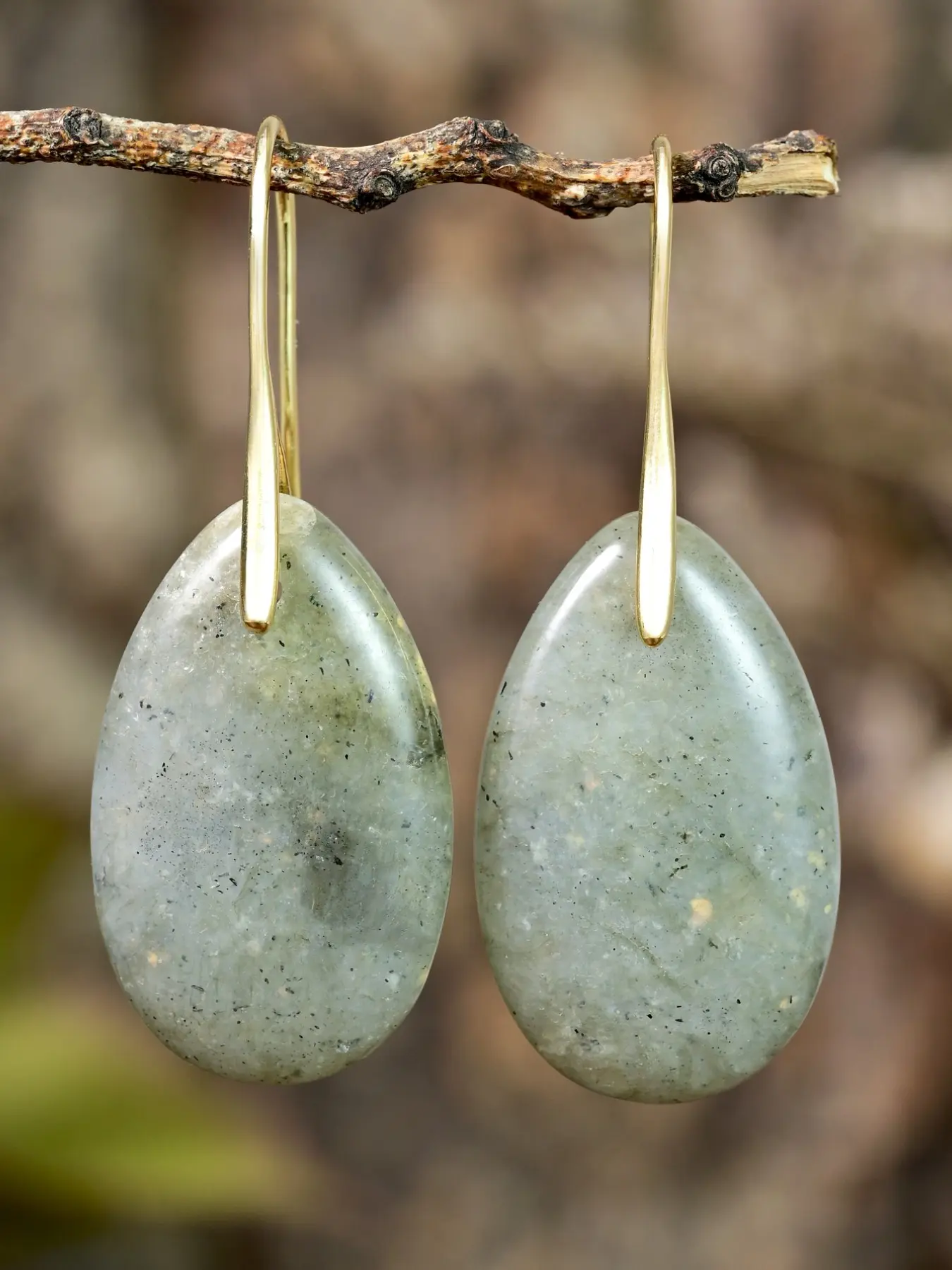 Vintage Labradorite Fashion Earrings, Elegant Teardrop Natural Stone Studs, Perfect Gift for Women, Unique Jewelry Accessory, Fashionable Earrings, Wedding Earrings