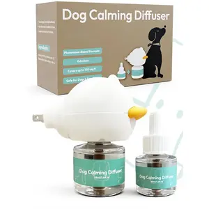 Dog Calming Diffuser Plug-In (1–3 Pack) – Stops Stress Peeing, Barking & Anxiety, Safe Pheromone Formula for Dogs