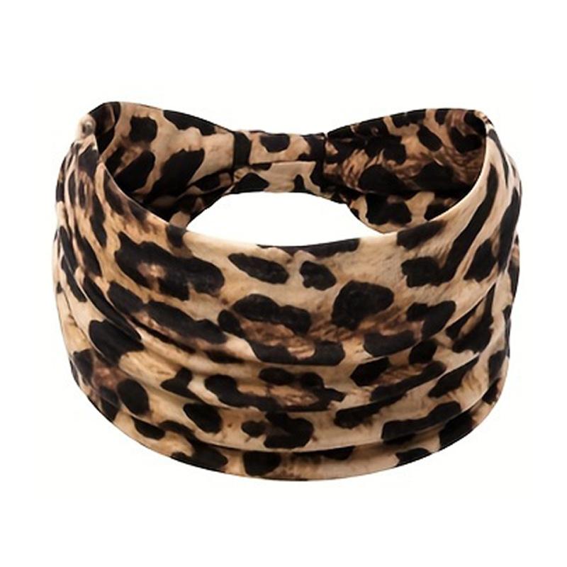 4/5-Pack Cashew Pattern Yoga Sport Headband for Women, Bohemian Elastic Cotton Hair Band, Sweat Absorbing Headwear for Fitness and Daily Wear