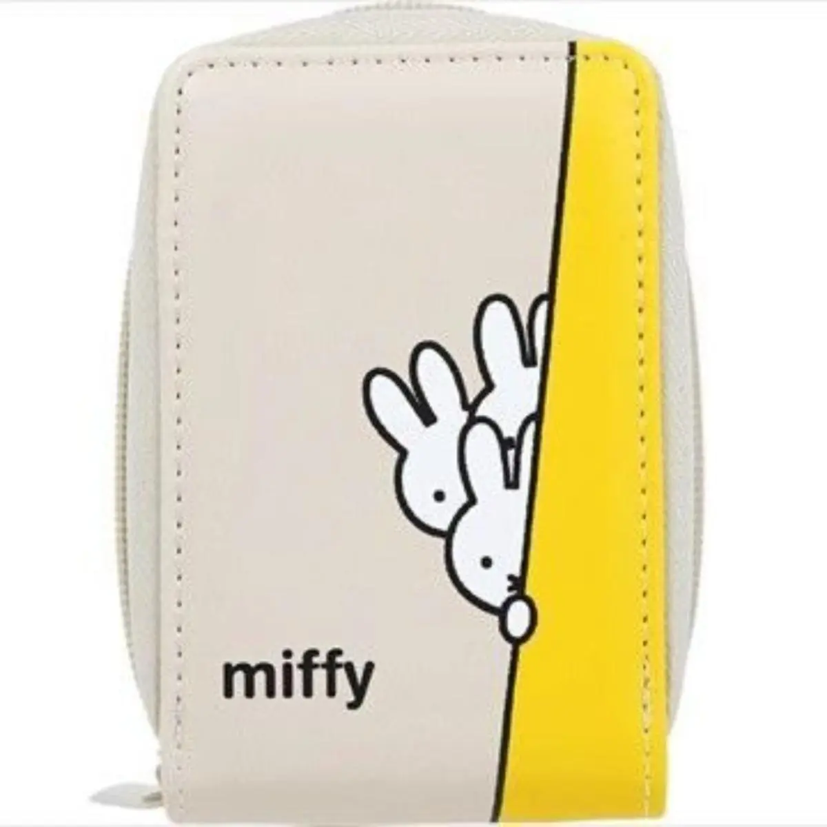 Kawaii MIFFY Rabbit Wallet Cute Cartoon Card Slot Multi-functional Zipper Storage Bag Card Bag Short Style Ins