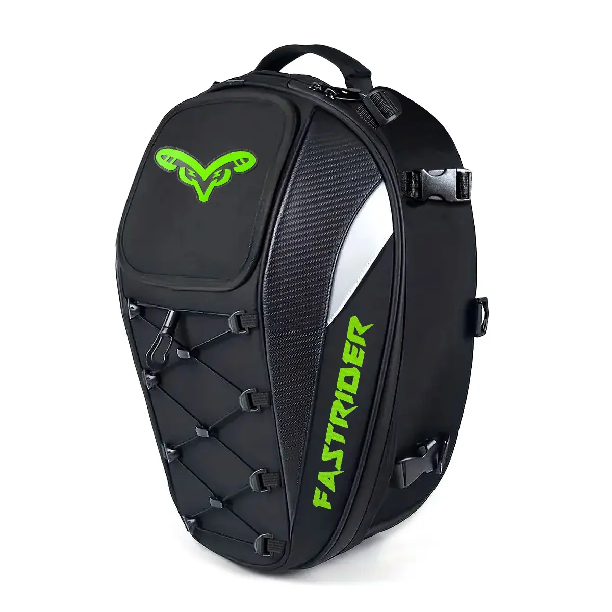 Functional Sleek Motorcycle Tail Bag, Extra Storage Space with Bungee Cords, Reflective Detailing for Night Safety, Perfect for Weekend Trips, Motorcycle Accessories