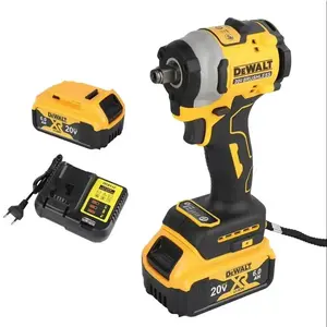 DEWALT DCF850 20V Cordless High-Torque Impact Wrench, Rechargeable Lithium Battery Power Tool for Auto Professionals, Heavy-Duty Cordless Wrench for Construction Tasks