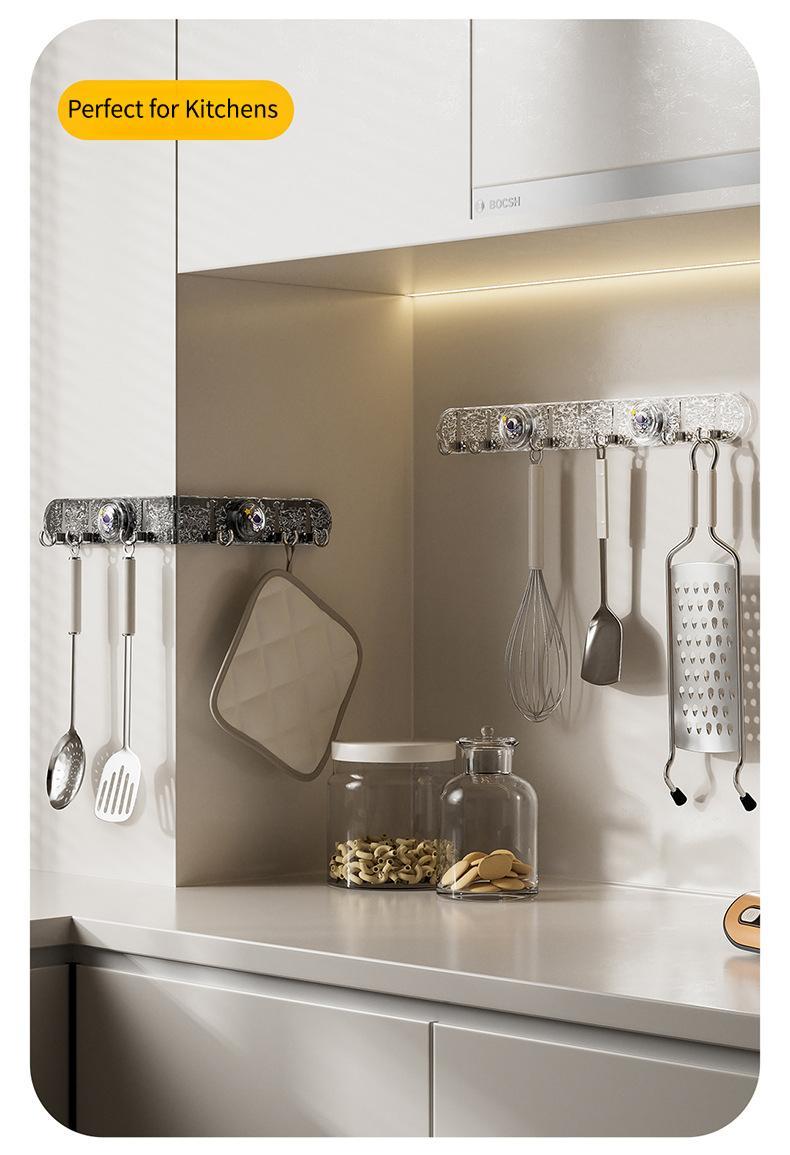 Multi-Scene Foldable Suction Hooks - Corner Design & Hidden Storage Solution