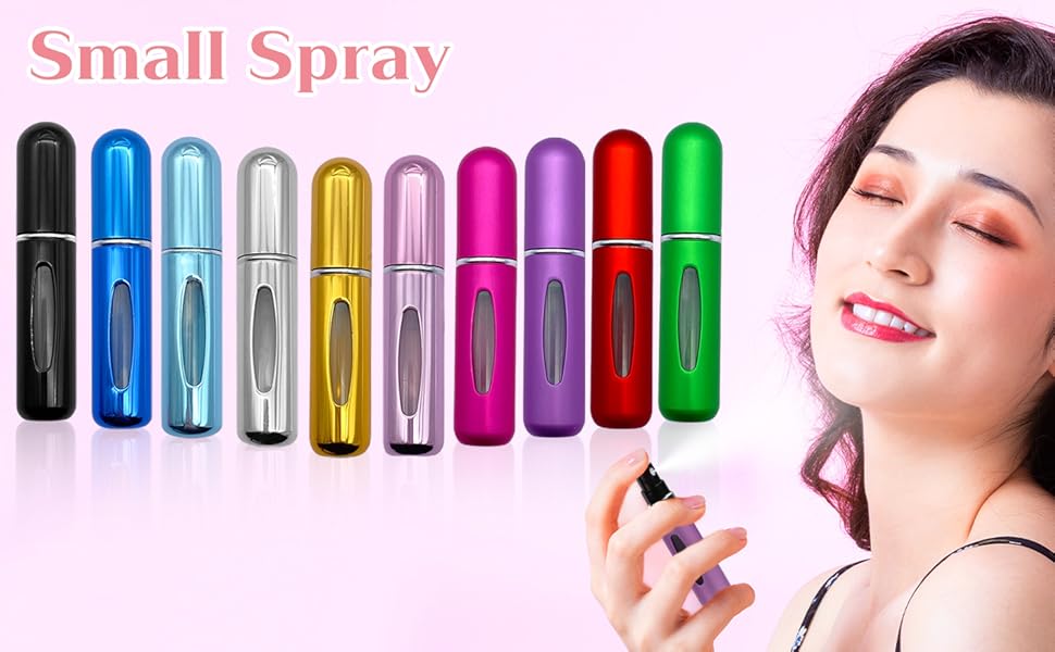 SICANDAENHK Never leave your favorite scent behind!These 5ml mini perfume bottles are refillable, leakproof, and come in 10 bright colors-ideal for travel and on-the-go use💫
