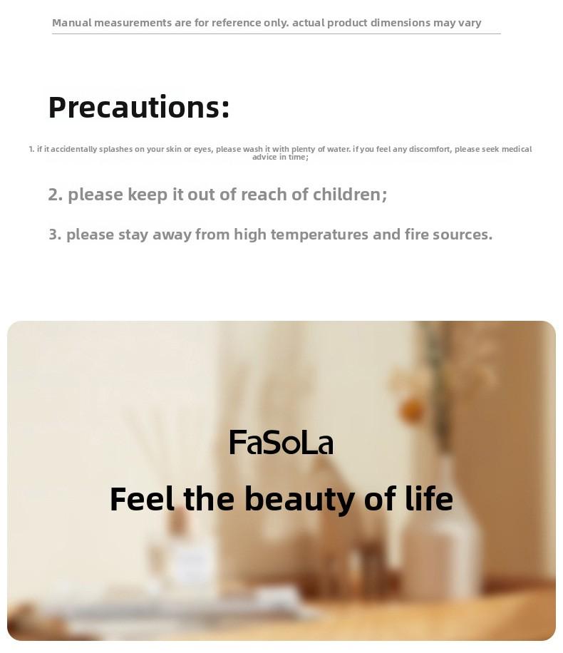 FaSoLa Air Freshener Long-Lasting Fragrance for Bedroom, Toilet, Bathroom, Aromatherapy Deodorizer, Odor Eliminating Scent