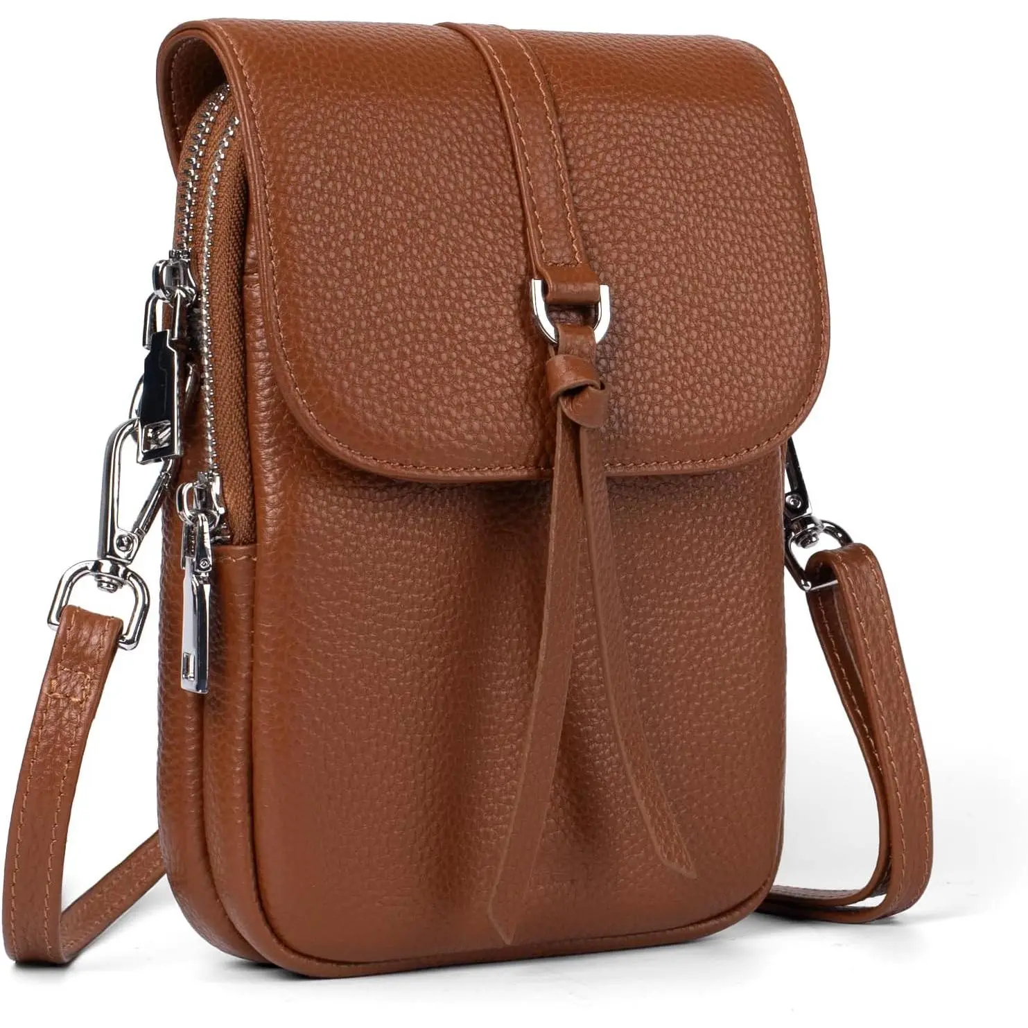 Small Crossbody Bags for Women, Multi Pocket Cell Phone Crossbody Purse with RFID Blocking Card Slots