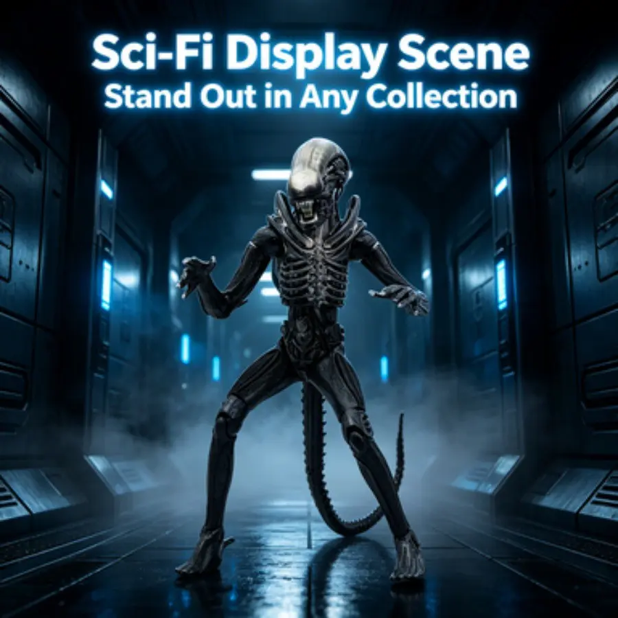 Neca Classic Movie Action Figure, Alien Vs Predator 7 Inch Collectible Model, Desktop Display, Halloween Gift, Christmas Gift, Party Gift
