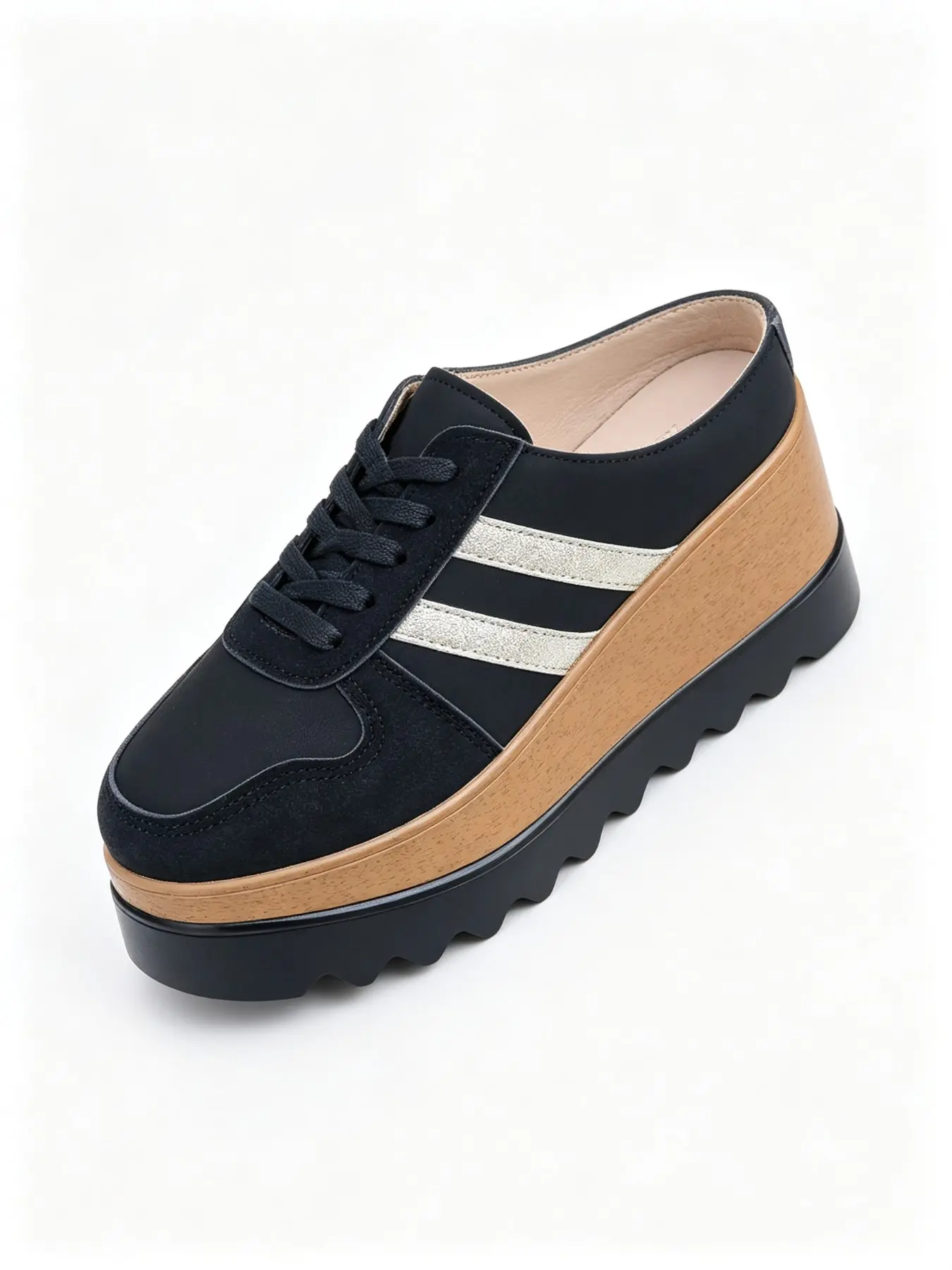 Women's Fashion Casual Thick Sole Slip-On Shoes, Comfortable and Stylish Footwear, Perfect for Daily Wear, Trendy and Practical Design, Thick Soled