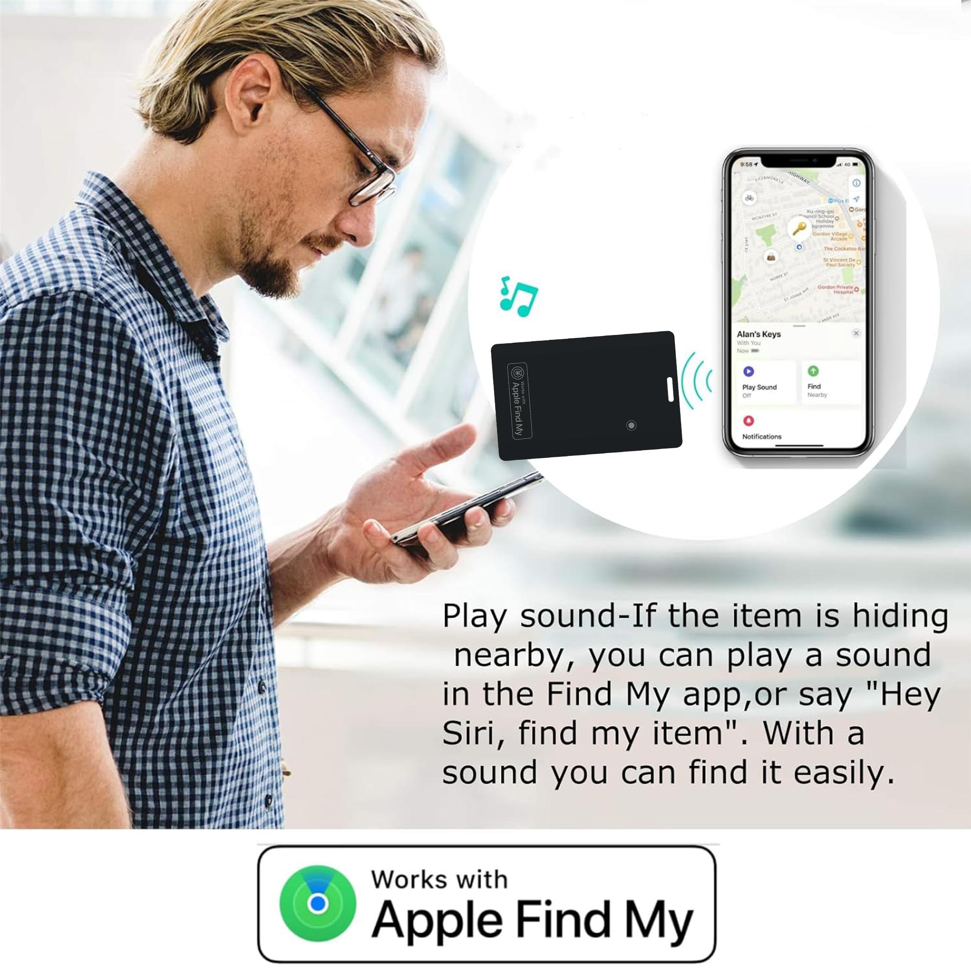 Bluetooth-compatible Tracker Card, Ultra-Thin Wallet Tracking Card, Passport Bag Luggage Smart Card (iOS), Lithium Ion Battery, Model Xinghao