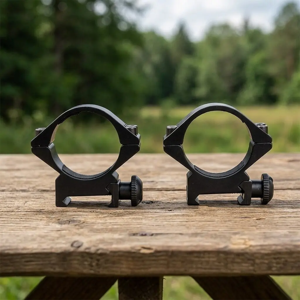 2PCS Hunting Scope Mount Ring for Dia 30mm Tube Tactical Scope Fit 20mm Picatinny Rail Mount