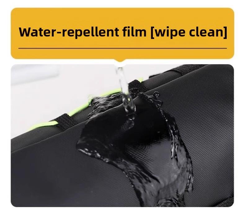 Nylon Fabric Road Bike Bag 2.5L Waterproof Multifunctional Cycling Bag in Purple Black Green Pink 23.5x11cm