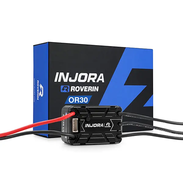 INJORA Roverin OR30 Waterproof Brushless ESC for Micro Crawlers TRX4M, SCX24, SCX30 (Supports 2-3s, XT30/PH2.0 Connectors), Micro Crawler