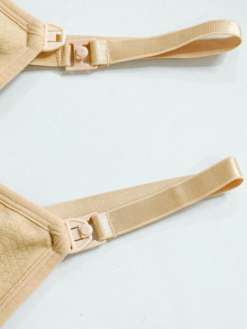 Maternity Bra, Solid Color Prenatal Removable Breast Chest Pads Nursing Bra, Maternity Prenatal Underwear for Pregnancy & Postpartum, Maternity Soft Breathable Underwear