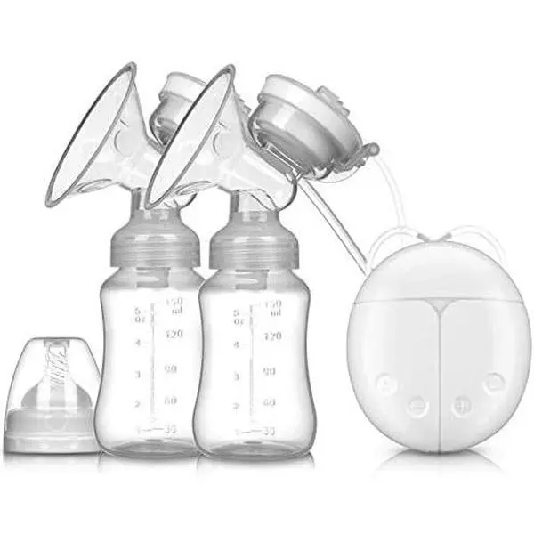 Breast Pump - Automatic Double Electric Breast Pump Extractor De Leche Manual 3 Modes, 9 Levels,White