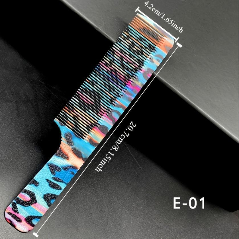 Colorful Hair Comb Set, 6 Counts/set Dry & Wet Hair Comb, Anti-static Hair Styling Comb, Professional Hair Styling Tool for Salon & Barber Shop, Hair Care Tool